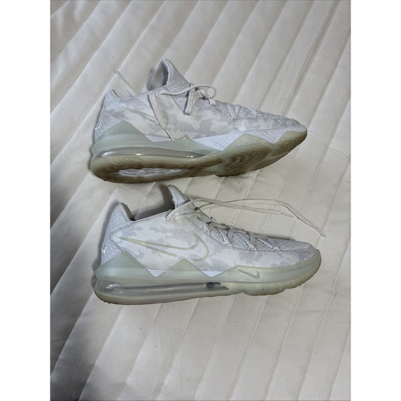 Nike LeBron XVII Low 'White Camo' CD5007-103 Men's Size 14 - Picture 5 of 9
